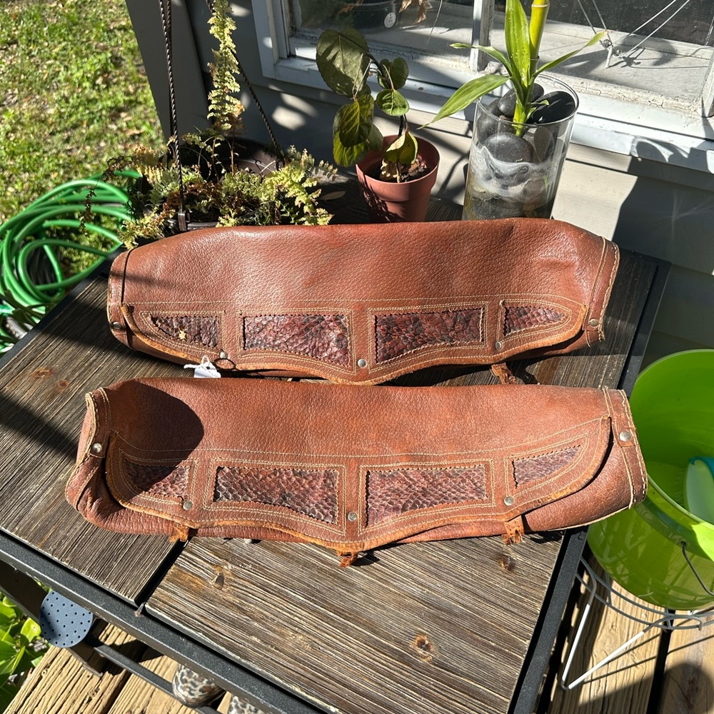 Vintage Saddle Bag Genuine Leather